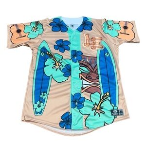 Lake Erie Crushers Game Worn Jersey Size 46 Frontier League #19 Hawaii RARE